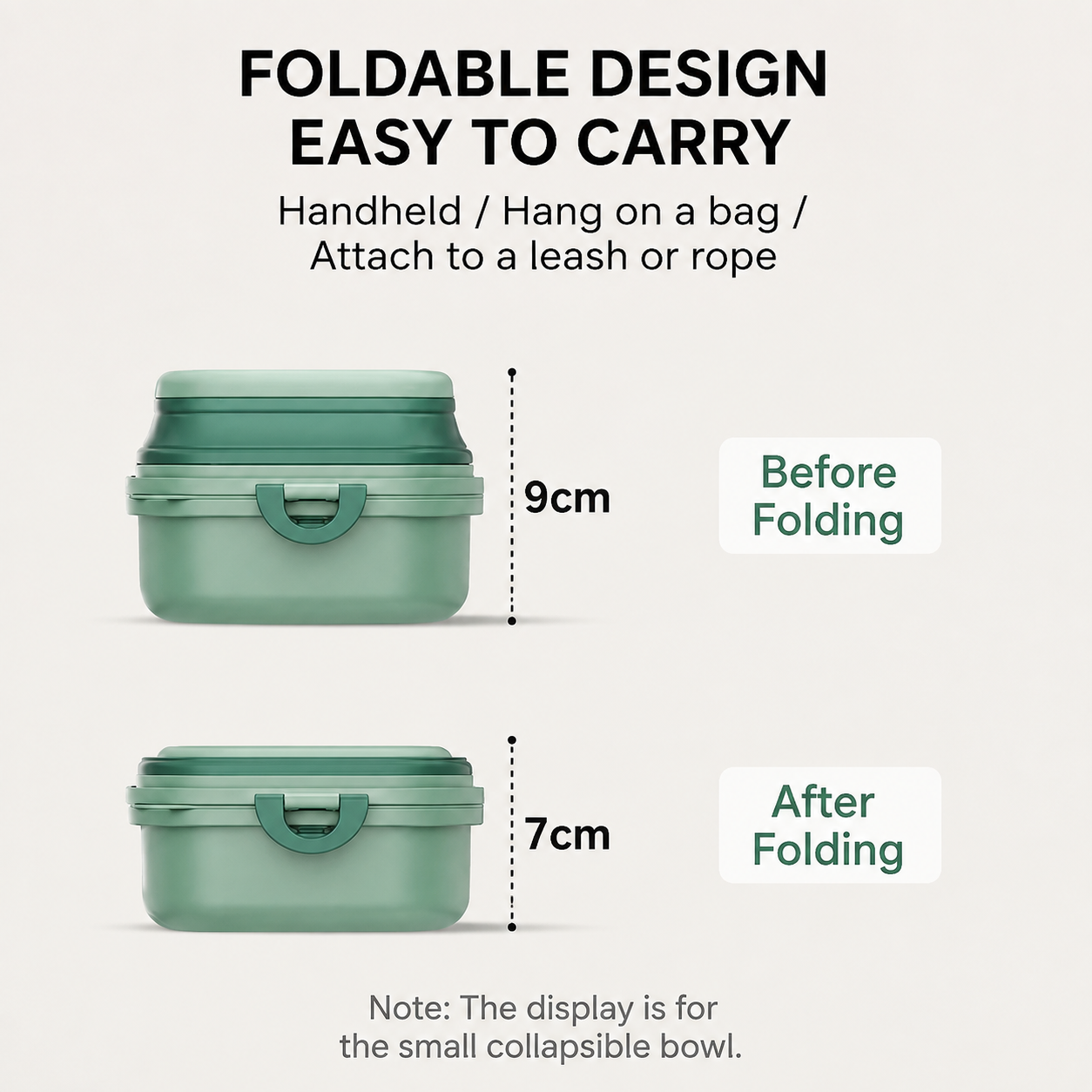 Collapsible Pet Bowl for Travel & Outdoor Adventures